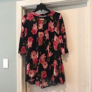 Floral tunic